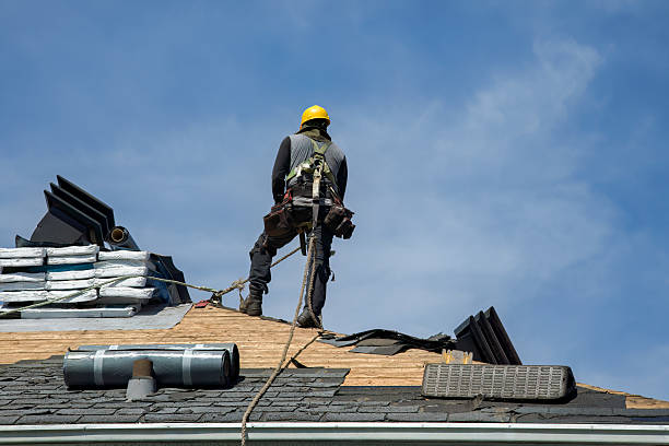 Professional Roof Repair technician working in Durham, CT